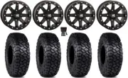 High Lifter HL9 Bdlk 15" Wheels Bk 30" Intersect Tires Polaris Ranger XP 9/1K