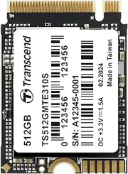 Transcend 512GB M.2 2230 NVMe PCIe Gen4 x4 SSD MTE310S (Read/Write - up to 3,300/1,700 MB/s) - TS512GMTE310S-E