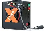 SMACO PCP Air Compressor 4500Psi/30Mpa High Pressure Air Compressor Paintball Scuba Tank Compressor HPA Pump Fill Station Auto-Stop,Oil-Free Powered by 12V DC or 110V/220V AC with Water/Oil Separator