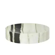 [OneWorld Collection] Solange Marble Bowl Black & White Large