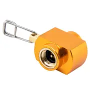Double Layer Camping Stove Propane Refill Adapter Easy to Use Gas Tank Filling