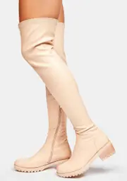[AZALEA WANG] Bone Eureva Over The Knee Boots