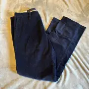 Dockers Men’s Signature Khaki Straight Fit Corduroy Stretch Pants 34 x 32 Blue