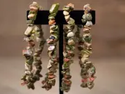 UNAKITE Crystal Bracelet - Chip Beads - Healing Beaded Handmade Jewelry, E1771
