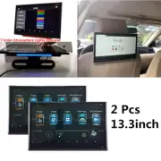 13.3" Car Headrest Monitor Multimedia Audio Video Player Support Touch Screen 2P (for: Fiat)