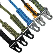 Cord Woven Parachute Backpack Lanyard 2PC Olecranon Kettle Portable Accessories