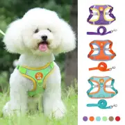 Adjustable Dog & Cat Harness with Leash Set – Soft, No-Pull, Reflective Design