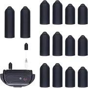 24 Pcs Dog Shock Collar Replacement Parts - Silicone Covers, Rubber Tips for Pet Dog Training Collars