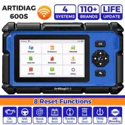 Topdon Artidiag600S OBD Scanner Diagnostic Scan Tool Engine ABS SRS EBP SAS TPMS