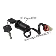 2 Wire Ignition Switch Key on off Switch for Electric Scooter Go Kart Golf Cart