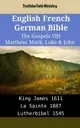 【電子書】English French German Bible - The Gospels VIII - Matthew, Mark, Luke & John
