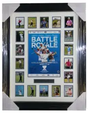 Adam Scott, Jason Day & Others Signed PGA Poster BATTLE ROYALE