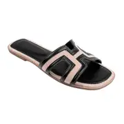 Where's That From Womens/Ladies Surge Cut Out Instep Strap Flat Sandals