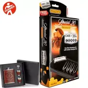Hohner Special 20 5-Pack Diatonic Harmonica Set Key C, G, A, D, E w/ Case, Flask