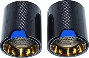 Compatible For BMW 3 Series G20 G21 318i 320d 330i 330e 4 Series G22 G23 G26 425 430 2019-2024 Exhaust Upgrade Carbon Tip Tip Muffler(Carbon fiber 2)