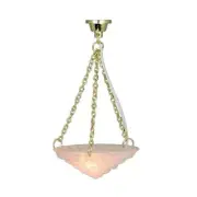 Dolls House Hanging Bubble Shade Ceiling light Miniature 12V Electric Lighting