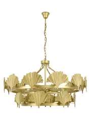 Monroe 20 Light Chandelier in Brass
