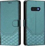 Compatible with Samsung Galaxy S10e 4G Wallet Cover,Compatible with Samsung Galaxy S10e 4G Card Holder Flip Stand PU Leather Phone Case Green