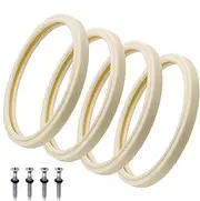 Pool Light Lens Gasket - Water-Resistant Lamp Niche Gasket Stainless Steel Light Screw,Transform Parts Waterproof Replacement Fixture for Freshwater Saltwater
