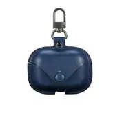 1x Unique Luxury Leather Shockproof Case Cover For Apple Airpods Pro 2 - Blue