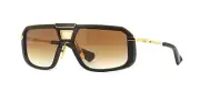 Dita MACH-EIGHT Matte Black Yellow Gold/Brown To Clear Gradient (01) Sunglasses