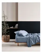 [Linen House] Rejeaneration Rialta Sheet Set in Denim