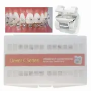 Orthodontic Self Ligating Bracket Empower Ceramic Braces Aesthetic Roth 022 345