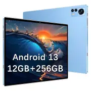 Android 13 Tablet 12GB RAM+256GB 10.1" 8Core Google Play 8000mAh Netflix Google