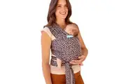 Moby Classic Wrap Baby Newborn Cotton Fabric Body Travel Carrier Leopard