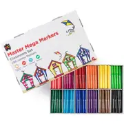 EDVANTAGE MASTER MEGA MARKERS - Assorted Colours Box of 288