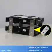 Desktop External Multi-layer Mechanical Hard Disk Rack Cage For 3.5-inch