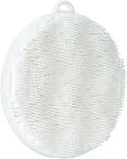 Exfoliating Silicone Body Scrubber Shower Brush-Soft Silicone Exfoliating Shower Brush, Food-Grade Bath Scrubber, Friendly Shower Scrubber for Body Massage