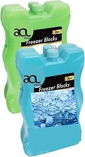 4 X Freezer Blocks Ice Brick Pack Block | Blocks Freezer Cooler Bag Box | Travel Picnic | Ice Packs For Lunch Box | Freezer Block Cooler Pack Picnic Ice Blocks Cooler Blocks Ice Block Camping Cool Box