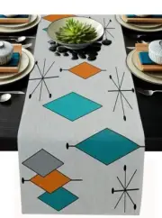 European Modern Table Runners Cotton Linen Rectangle Table Cloth for Dining Room