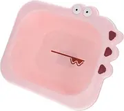 UTHCLO Wash Basin for Boy Girl Lightweight Portable Cartoon Design Smooth Edges Easy to Clean for Newborns Bathroom Bedroom Sturdy Material