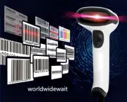 MJ-6709C Handheld Laser Scan Screen Barcode Bar Code Scanner Reader Gun