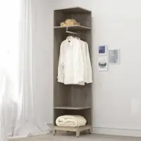 在飛比找momo購物網優惠-【MUNA 家居】艾洛利1.5尺轉角櫃/共兩色(衣櫥 衣櫃 