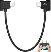 APAPATEK for iOS to Micro USB Data Cable for DJI Spark, DJI Mavic Pro/Mini 1st & SE/2 Series/Air 1st Drone Controller, Link for iPhone 14 13 12 11 Pro Max iPad 9th/8th/7th/6th/5th Gen (1ft/30cm)