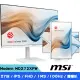 【MSI 微星】Modern MD272XPW 27型 IPS 100Hz 美型螢幕-白色(Type-C/內建喇叭/TUV護眼)