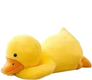 Big Yellow Duck Pillow Long Plush Pillow Cushions Duck Goose Long Throw Sleeping Animal Pillow for Home Decoration (70cm)