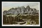 Castle Mountain near Banff Alberta Castle Mountain in Banff Natio- Old Photo