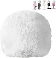 Pop Filter for Blue Yeti Microphone,Professional Mic Covers Foam with Furry Windscreen Muff Isolation Windshield for Yeti,Yeti X,Nano,Yeti Pro,Solocast,AM8,Razer Seiren and More USB Mics,White