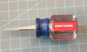 NOS Craftsman ¼'' Stubby Flat Head Screwdriver 4151 N WF Series - gwV