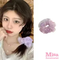 在飛比找momo購物網優惠-【MISA】小熊髮圈 刺繡髮圈/韓國設計可愛亮片小熊刺繡浪漫