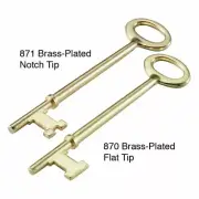 Lucky Line 87202 Flat and Notch Tip Skeleton Key 2 Per Card