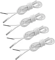 SOLUSTRE 4pcs Chair Rope Slings Weave Recliners Elastic Ropes Garden Chair Elastic Thick Cords Replacement Weaving Lacing Cordon Band Sling Laces Lounge Straps Inner Core is Latex White