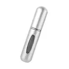 (2 Pièces Argent）2pcs 5ml Mini Refillable Perfume Atomizer Men Women Travel