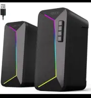 Jeecoo M30 RGB Wireless BT Computer PC Desktop 10W USB Powered Gaming Speakers