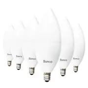 Sunco Dusk to Dawn Light Bulbs Outdoor Light Sensing B11 LED 2700k Soft White