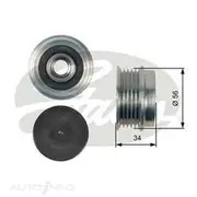 Gates Alternator Pulley - OAP7127